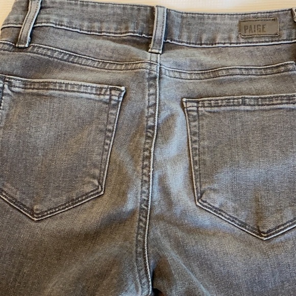 Woman’s Paige Verdugo ultra Skinny size 25 Gray - Picture 14 of 14